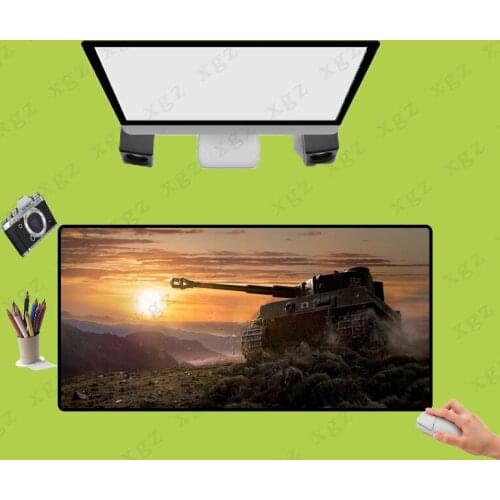 XGZ New Arrivals World of Tanks Unique Desktop Pad Game Mousepad BIG SIZE Rubber PC Computer Gaming Mouse Pad Gamer Desk Pad