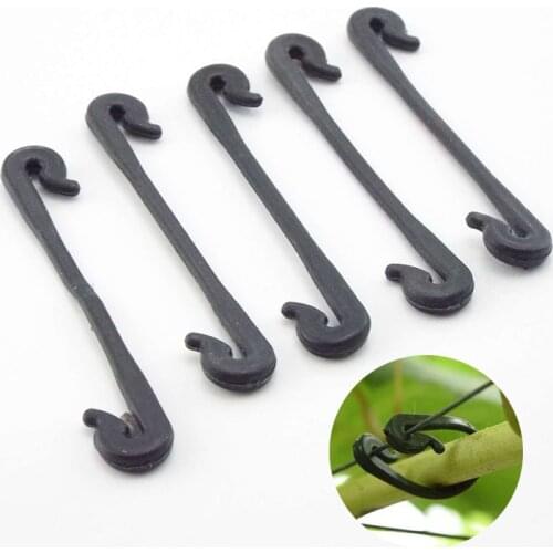 Plant Fixing Clips Tomato Support Clips Grape Rack Mesh Fasteners Gardening Agricultural Bundling Line Cages Plastic o1