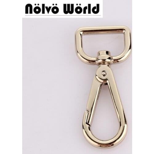 30 pieces Nolvo World 6 colors 6*2cm 3/4 " trigger snap hook swivel clasp lobster claws swivel hooks hardware hook carabiners