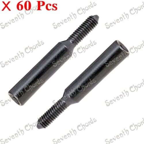 60 Pcs Tremolo Bridge Saddle Locked String Clamp String Hexagon screws for Electric Guitar M4*36MM