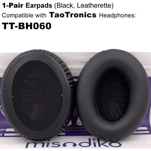 Misodiko Replacement Ear Pads Cushions Kit - for TaoTronics TT-BH060 SoundSurge 60 Over Ear Headphones, Repair Parts Earpads