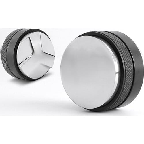 Stainless steel coffee cloth powder machine three leaf macaron powder hammer press powder machine three pulp flat bottom adjusta