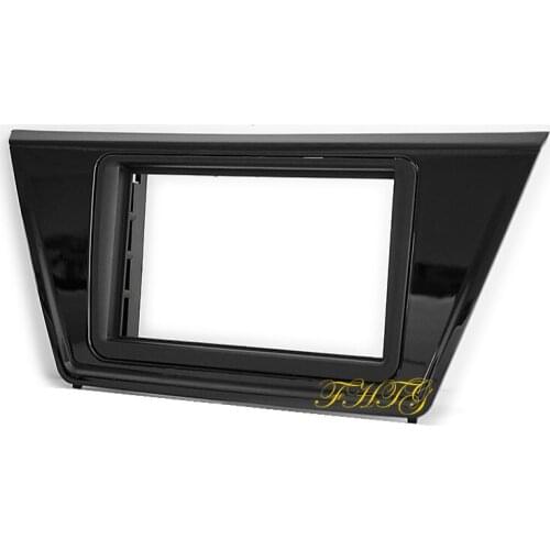 Car Radio Fascia,Dash Kit is suitable for 2016 VOLKSWAGEN TOURAN,Double Din Car Audio Frame