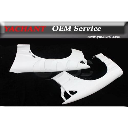 Car-Styling FRP Fiber Glass +30mm Front Fender 2 Pcs Fit For 1989-1994 S13 Silvia PS13 DM-Sports Style +30mm Front Fender