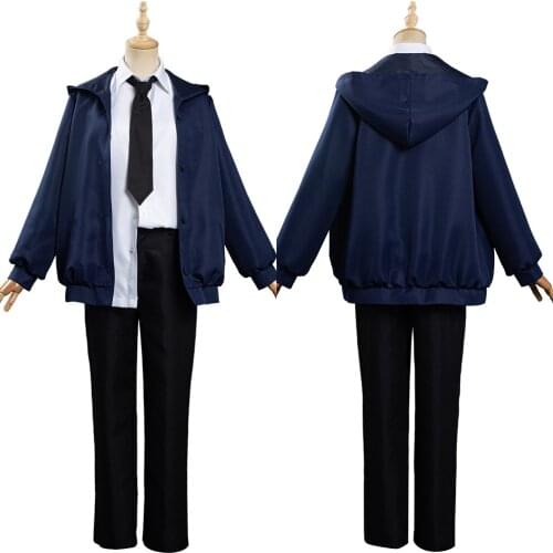 Chainsaw Man Power Cosplay Costume Shirt Coat Outfits Halloween Carnival Suit