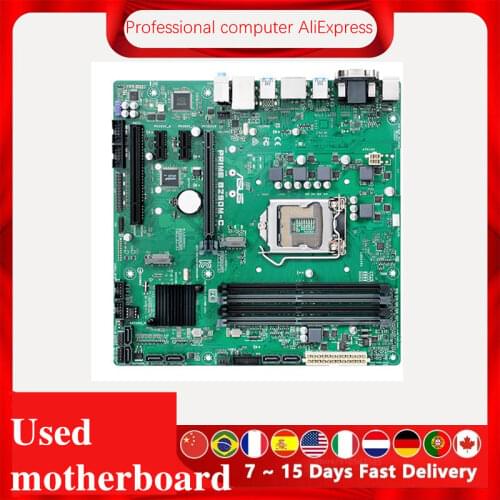 For Asus PRIME B250M-C Original Used Desktop Intel B250 B250M DDR4 Motherboard LGA 1151 i7/i5/i3 USB3.0 SATA3