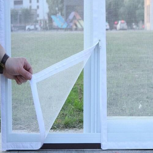 Customized High-quality Zipper Open Insect-proof Curtains, Removable Household Screen Doors, Invisible Enlarged Mosquito Nets