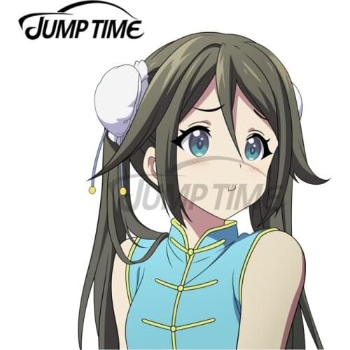 JumpTime 13 x 10.2 cm Reina Izumi Cute Sticker Musaigen No Phantom World Decal Motorcycle VAN Car Stickers Anime Laptop Graphics