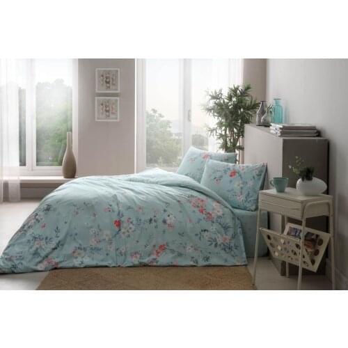 Crown Double Ranforce Duvet cover set Jullian Mint
