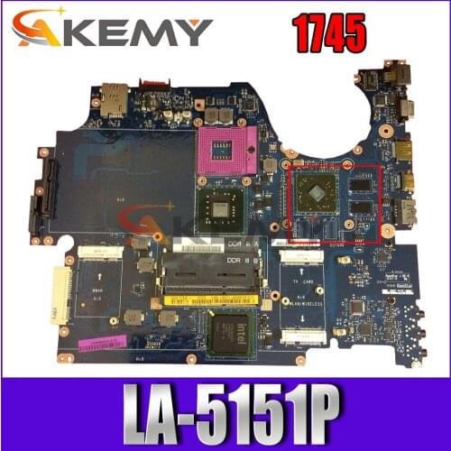 For DELL Studio 1745 Laptop Motherboard HD4650 LA-5151P CN-0J502P 0J502P J502P Tested 100% work