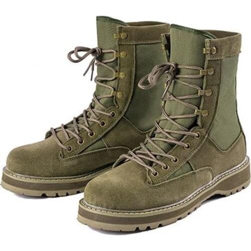 Men Tactical Desert Boots Outdoor Climbing Sport Shoes Rubber Sole Male Martins Boots Mens Ankle Combat Boots Work Safety Shoes