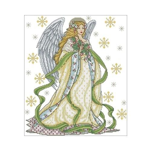 Joan Elliott-Angel Wings Counted Cross Stitch 11CT 14CT 18CT Cross Stitch Kits Embroidery Needlework Sets
