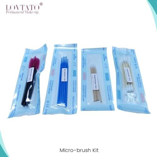 Disposable Sterile brush Kit Makeup Brushes Swab Microbrushes Eyelash Extension Micro applicators microblading accesories tattoo