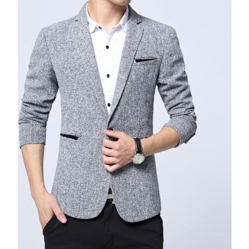 New fashion Hot sale Autumn Brand men suit high quality mens suit jacket England casual Suit Slim masculino Blazer