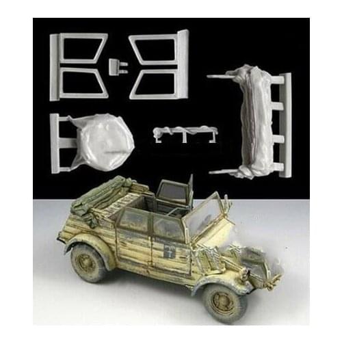 New Unassembled 1/35 ancient Accessories (NOT INCLUDE CAR ) Resin Figure Unpainted Model Kit