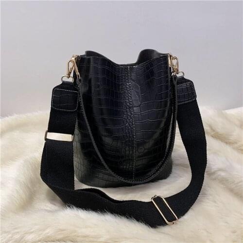 OLSITTI Solid Color Pu Leather Luxury Shoulder Bags for Women 2021 Designer New High Quality Crossbody Bags Casual Bucket Bag