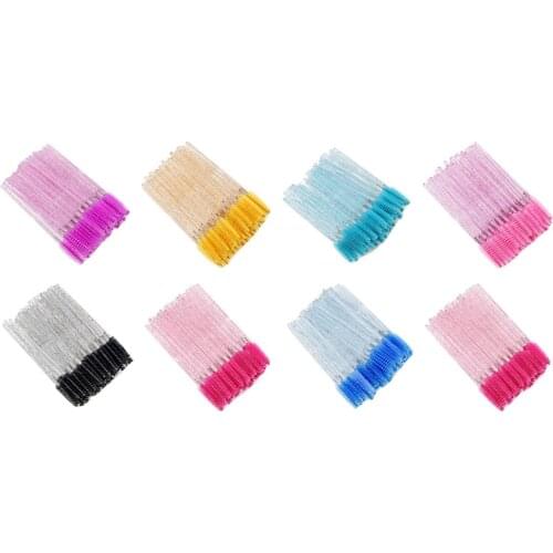400Pcs Disposable Eyelash Brush Mascara Wands Spoolies for Eye Lashes Extension Eyebrow and Makeup Brushes