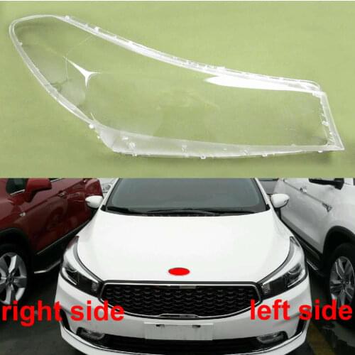 For Kia K3 2016 2017 2018 Front Headlamps Cover Transparent Lampshade Headlight Shell Cover Lens Glass