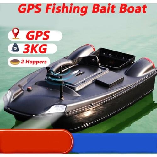 GPS Fishing Bait Boat Large Hoppers Carp Fishing Hoop/Bait Post Boat 3KG Load Bait Boat Remote Control Toy Boat 10400mAh Battery