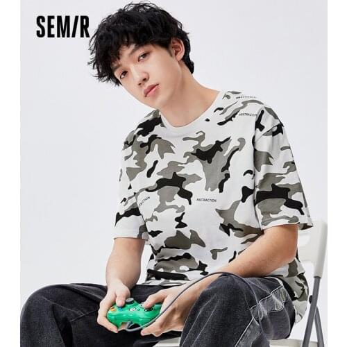 Semir Mens Camouflage T-Shirts