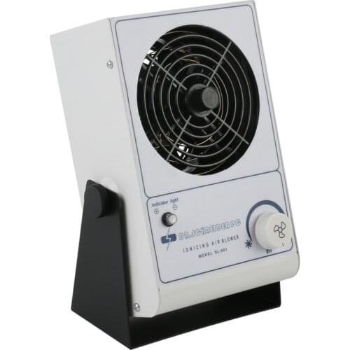 SL-001 Anti-static Benchtop Ionizing Air Blower Fan Ion Anti-Static Eliminate Equipment ESD Static Eliminate
