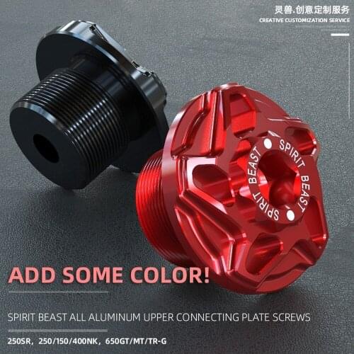 Front Fork Connecting Plate Nut Direction Column Nut Upper Link Plate Screw for CFMOTO 150NK 250NK 400NK 250SR 650MT 650GT