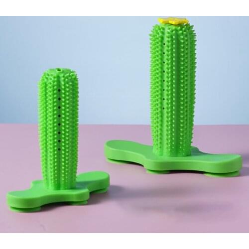 Dog Toothbrush Toy Chew Toys Dog Teeth Cleaning Chews Toy Dog Tooth Brushing Toy Oral Care Dog Toys for Small Medium Large Dogs