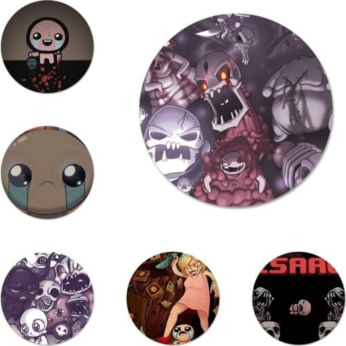 58mm The Binding Of Isaac Icons Pins Badge Decoration Brooches Metal Badges For Backpack Decoration