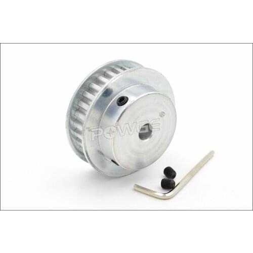 POWGE 26 Teeth XL Timing Pulley Bore 6/8/10/12/14/19/20mm Fit W=10mm XL Timing Belt 26T 26Teeth XL Synchronous Belt Pulley 26-XL