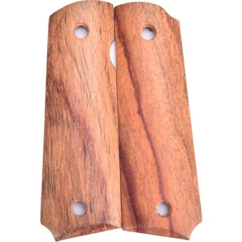 1 Pair African Rosewood Non-slip Patches Blanks Slabs Scales1911 Grips Models