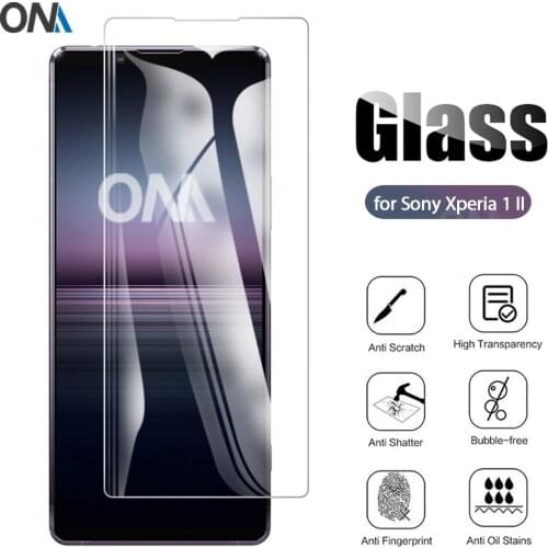 10Pcs Tempered Glass For Sony Xperia 1 II Screen Protector 2.5D 9H Tempered Glass For Sony Xperia 10 II Protective Film