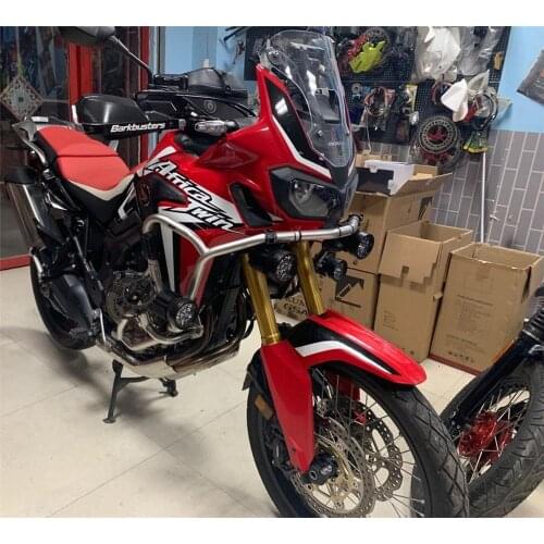 Standard Height CRF1000 L Motorcycle Accessories Windshield Black and Transparent FOR Honda CRF1000L Africa Twin 2017-2018