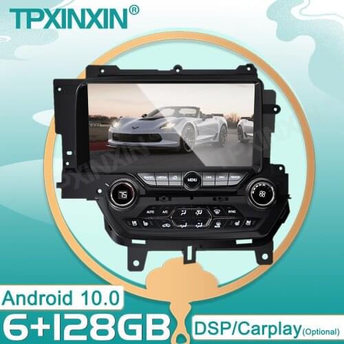 Android 10 For Chevrolet Corvette C7 Car Multimedia Player GPS Navigation Head Unit Auto Radio Stereo Tape Recorder Carplay