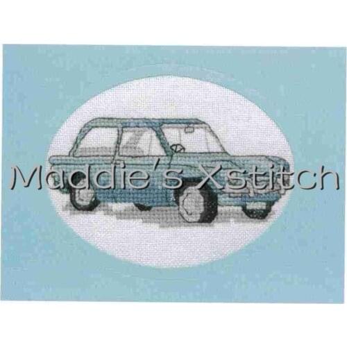 CD96 14ct Cross Stitch Kit Card Package Greeting Card Needlework Counted Cross-Stitching Kits Christmas Gift Hillman Car