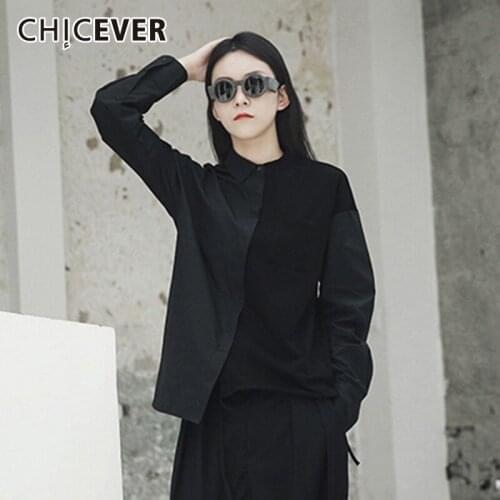CHICEVER Black Blouses