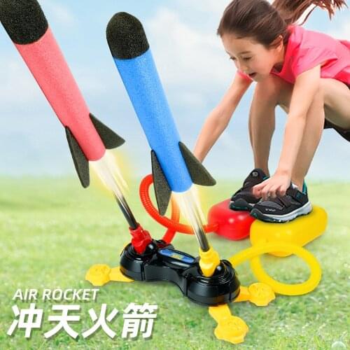 Children Outdoor Sports Competitive Game Toys EVA Skyrocket Toy Launcher Parent-child Interaction Coordinated Exercise For Kids