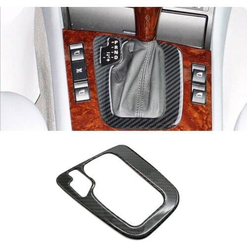 For BMW 3 series E46 1998 1999 2000 2001 2002 2003 2004 2005 Car Carbon Fiber Center Control Gear Shift Panel Cover Trim