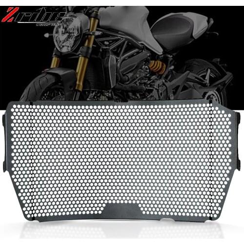 Motorcycle Accessories Radiator Guard Protector Grille Grill Cover For DUCATI MONSTER 821 Dark MONSTER 1200 R/S Diavel 1260 S/R