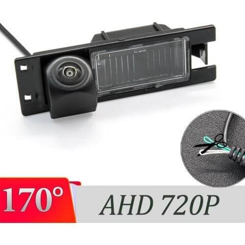 170 Degree AHD 1280*720P Vehicle Rear View Camera For Opel Astra H J/Corsa C D/Meriva A/Ampera 2011-2018/Insignia 2008-2019 Car