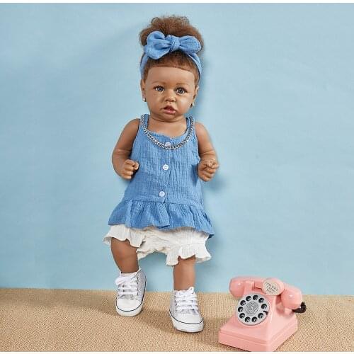Hoomai Lifelike 23" Reborn Baby Doll So Body New Face Model Babies Boneca Doll Toy For Children Gifts