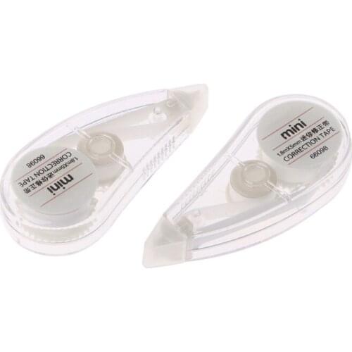 2Pcs Cute Correction Tape Mini Roller White Out Eraser School Office Stationery E65A