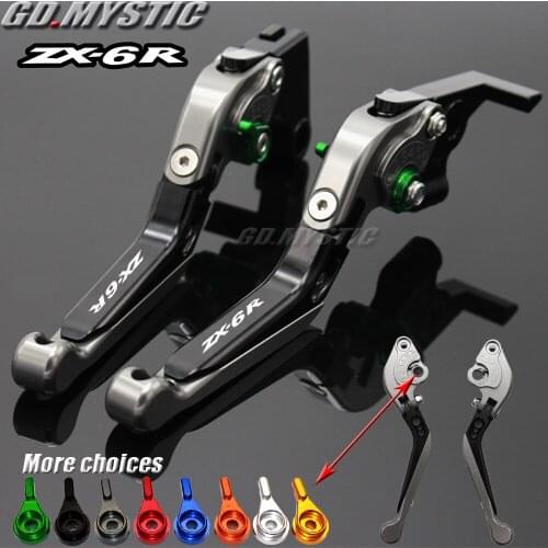 Motorcycle Adjustable Brake Clutch Levers For Kawasaki ZX6R ZX636R ZX-6R ZX 6R 2007 2008 2009 2010 2011 2012 2013 2014 2015 2016