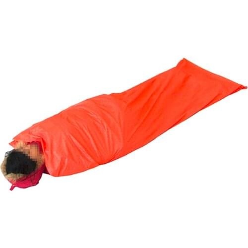 Super Ultralight 200 * 75cm Mini packing Emergency Sleeping Bag 15D nylon outdoor camping ortable sleeping bag