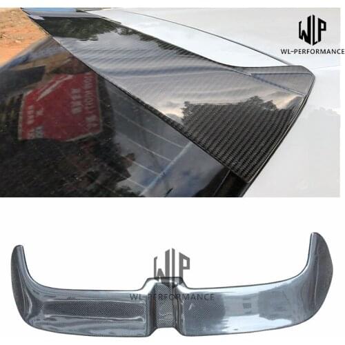 High Quality Carbon Fiber Rear Roof Spoiler Top Wings Car Styling For Volkswagen Golf 7 GTI R20 Car Body Kit 2014-2017