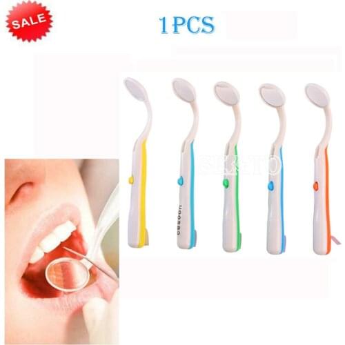 1 pcs LED Light Teeth Oral Dental Mirror Super Bright Mouth Mirror Illuminated Tooth Care Tool Oral Hygiene Machine