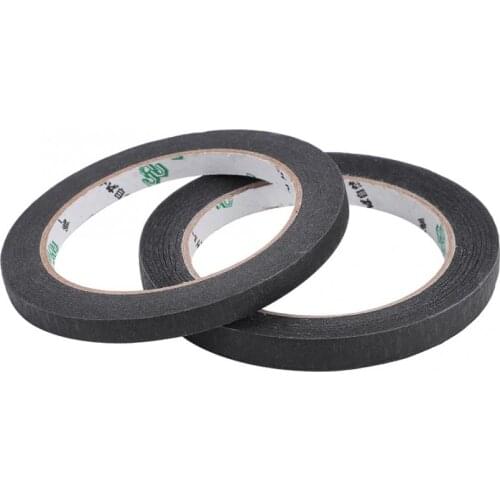 2pcs Wide Guitar Pickup Accessories Insulated Tape Band Adhesive Black