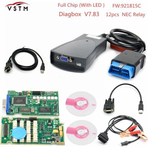 2021 Diagnostic Tool Full Chips Lexia3 PP2000 OBD2 Diagbox V7.83 Firmware 9218165C For Citroen For Peugeot Free shipping