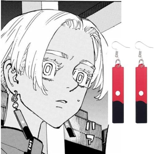 Tokyo Revengers Izana Kurokawa Acrylic Earrings Cartoon Anime Cosplay Props Drop Earrings for Women Fashion Jewelry Accessories