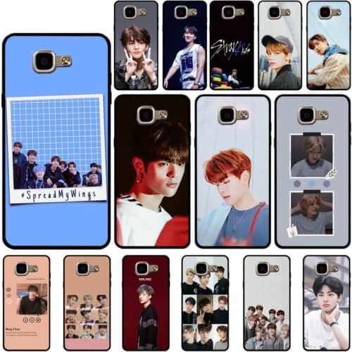 YNDFCNB felix stray kids hyunjin chan woojin Coque Shell Phone Case for Samsung A6 A8 Plus A7 A9 A20 A20S A30 A30S A40 A50 A70