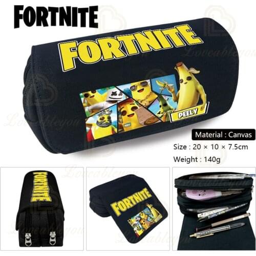 Fortnite Peely Student Pencil Case Large Capacity Zipper Waterproof Pencils Bag Pencilcase Stationery School Supplies Gift